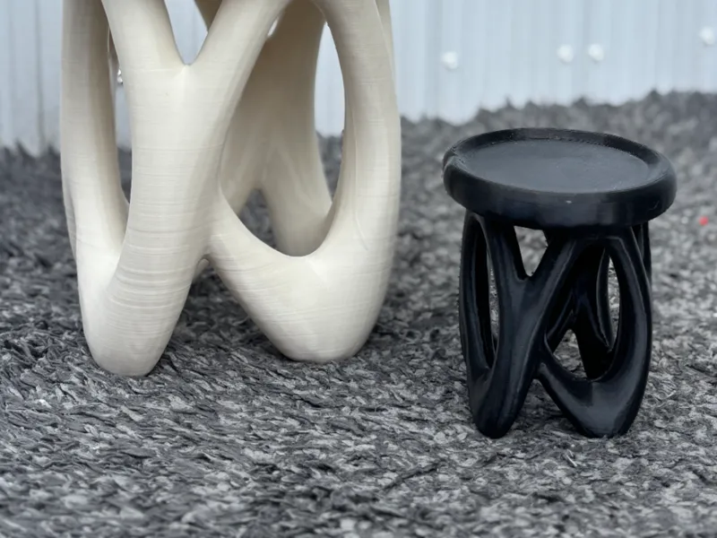 Organic Structure 001 - Mini Stool / Side Table 