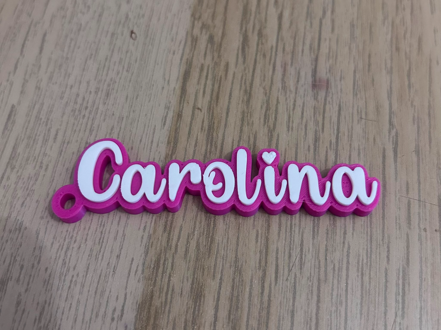 Carolina name keychain