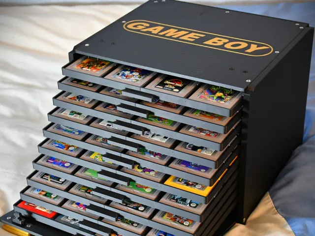 Ultimate game cartridge storage chest.