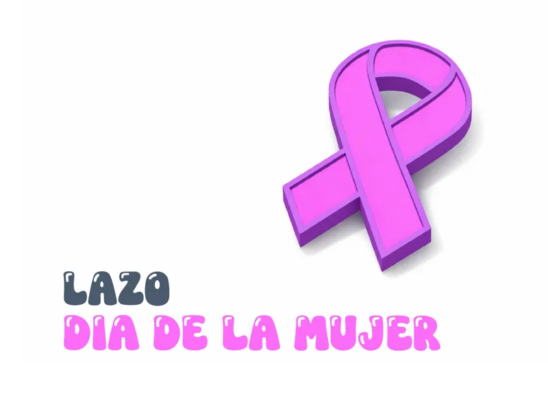 Broche Lazo Día de La Mujer