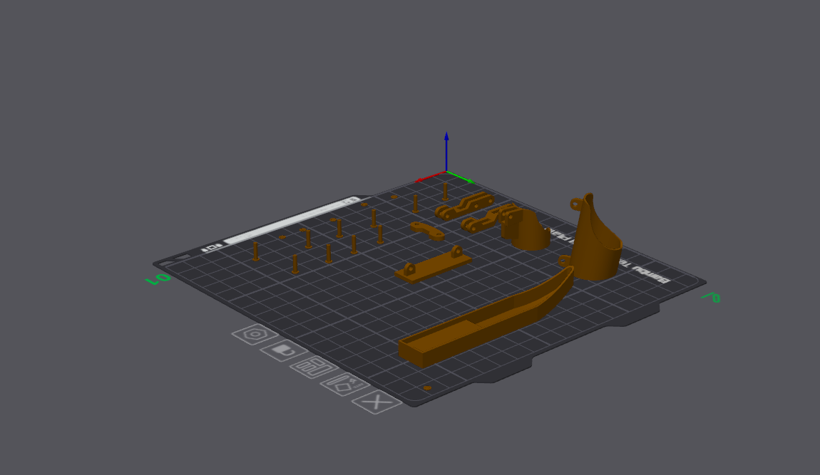 Miniatura 2 do modelo 3D 金刚狼爪（无五金件）