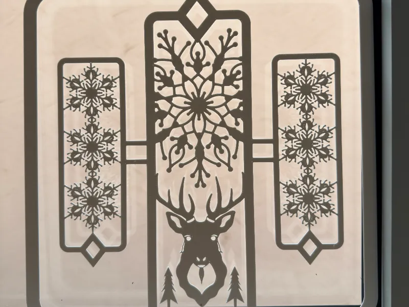 Christmas Snowflake Wall or Window Panel