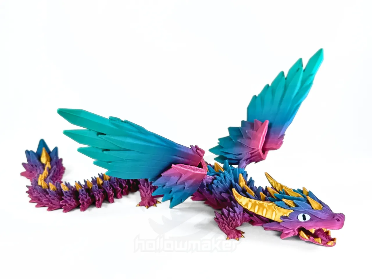 ShardStorm - Winged Articulated Crystal Dragon view 4