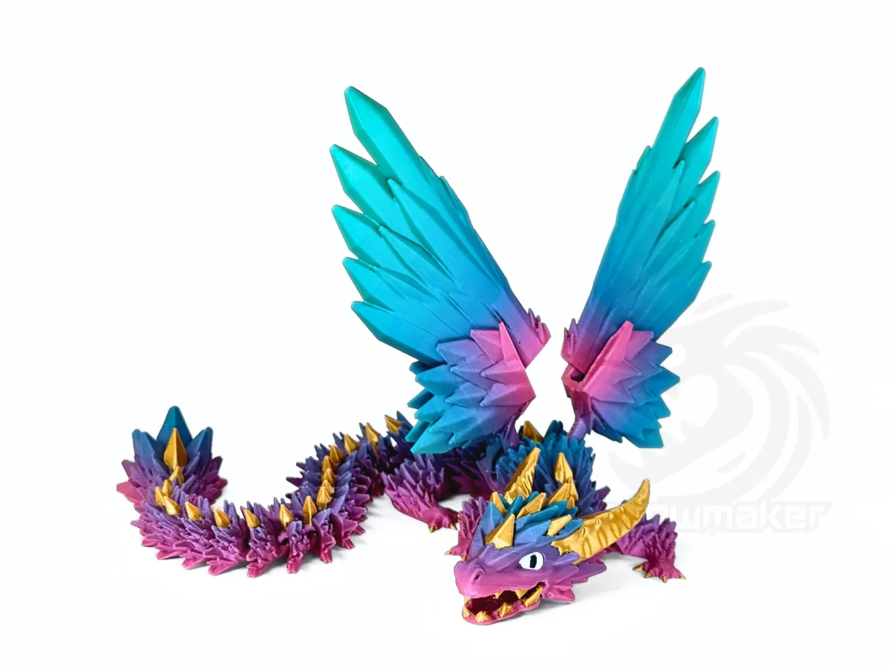 ShardStorm - Winged Articulated Crystal Dragon view 3