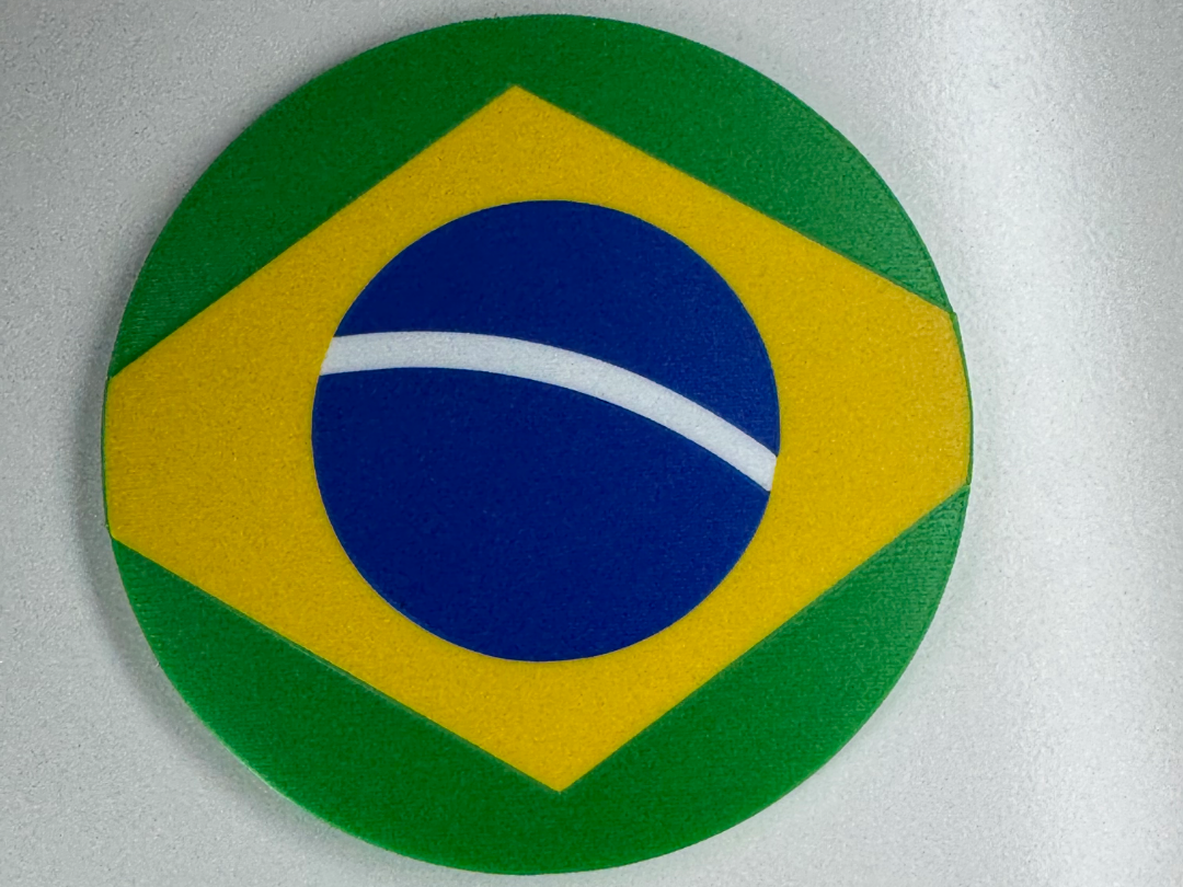 Porta Copos Bandeira do Brasil