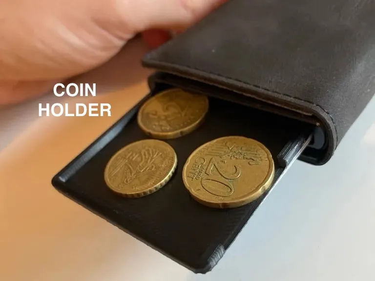 CoinCard - Slim Pop-Up Wallet Coin Holder