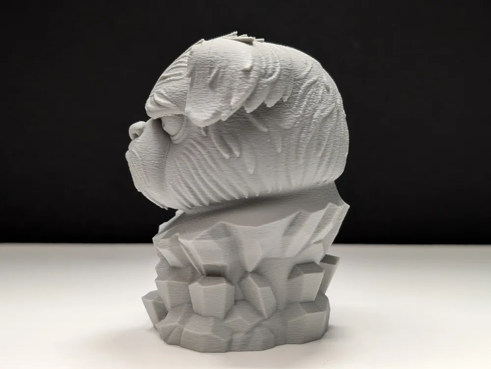 Grumpy Stone Tibia Grumpy Dog - Stone Bust by yap MakerWorld: Download Free 3D Models