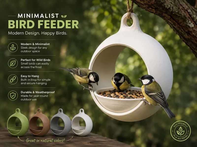 Modern and Minimalist Bird Feeder