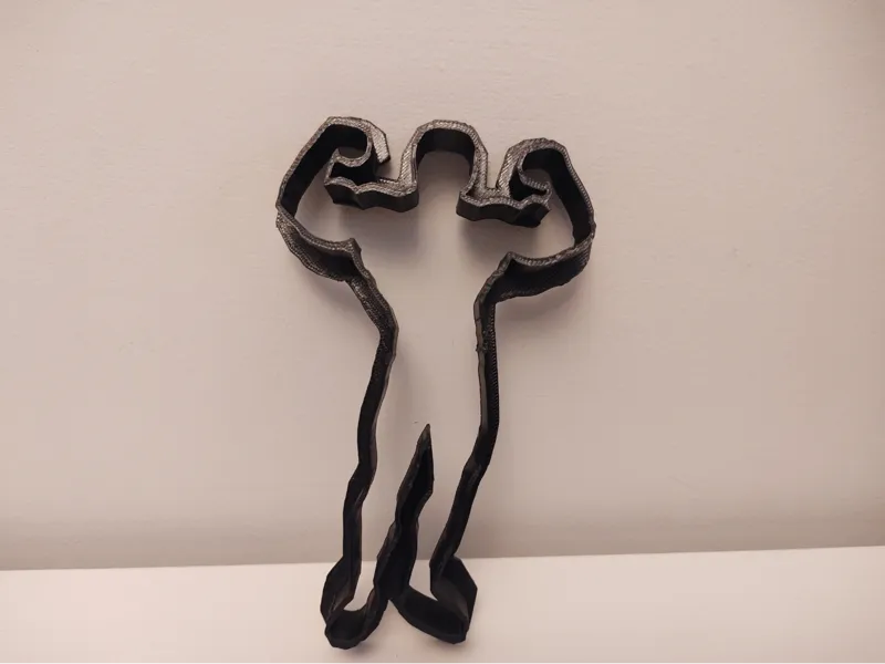 Strongman / Arnold Schwarzenegger cookie cutter