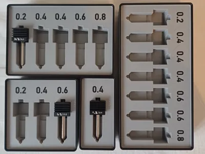 Gridfinity Box for H2/P2S/X2D Hotend