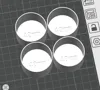0.28mm layer, 2 walls, 15% infill --- 4 x 40mm