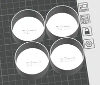 0.28mm layer, 2 walls, 15% infill --- 4 x 50mm