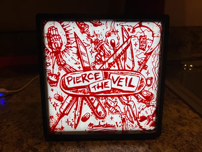 Pierce The Veil, Misadventures Album - HueForge
