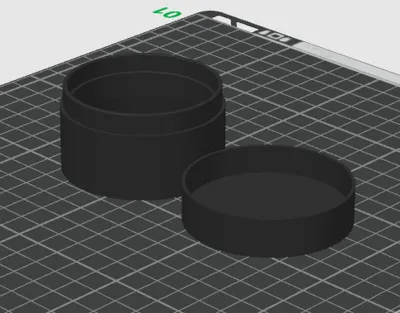 Round Simple Box - Storage Box