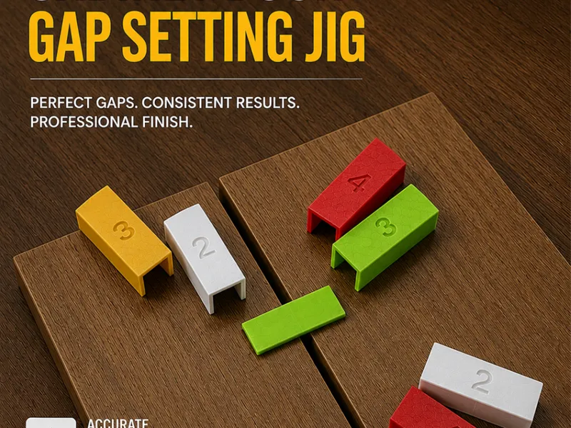 10mm Cabinet Door Gap Setting Jig Alignment Tool 