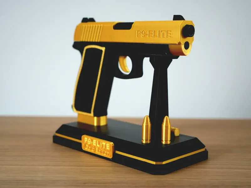 9mm Pistol + Display Stand P9 Elite (NO AMS )