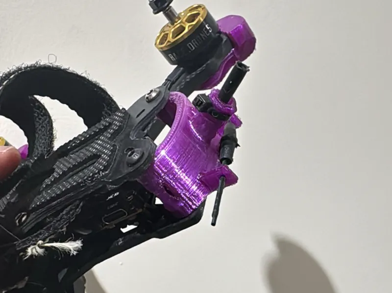 Linear + ELRS antenna mount – Apex EVO frame