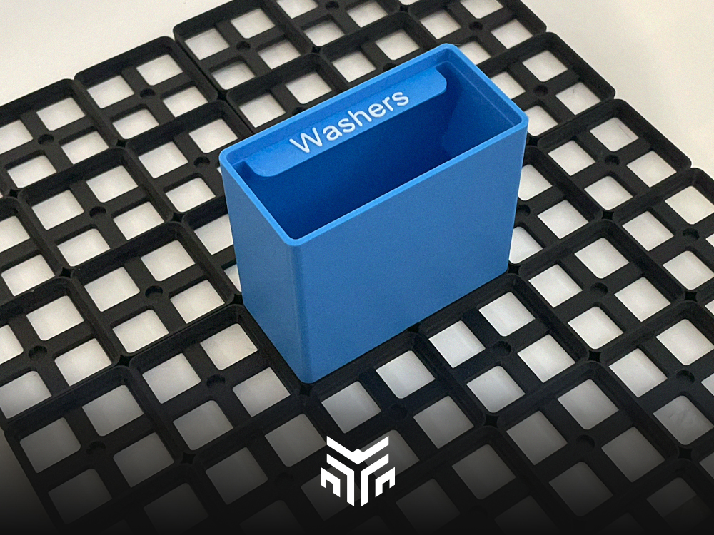 Miniatura 3 do modelo 3D Gridfinity Label Boxes 42x42 Modular Bin Set