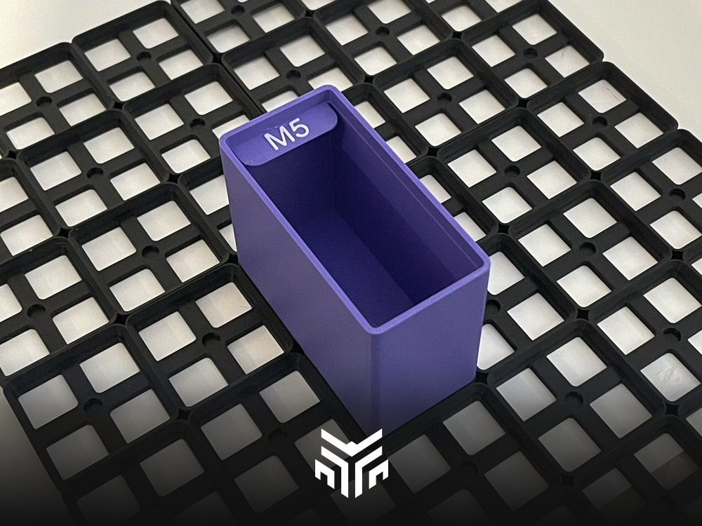 Miniatura 5 do modelo 3D Gridfinity Label Boxes 42x42 Modular Bin Set