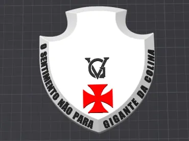 Base para o mascote do Vasco partes separadas
