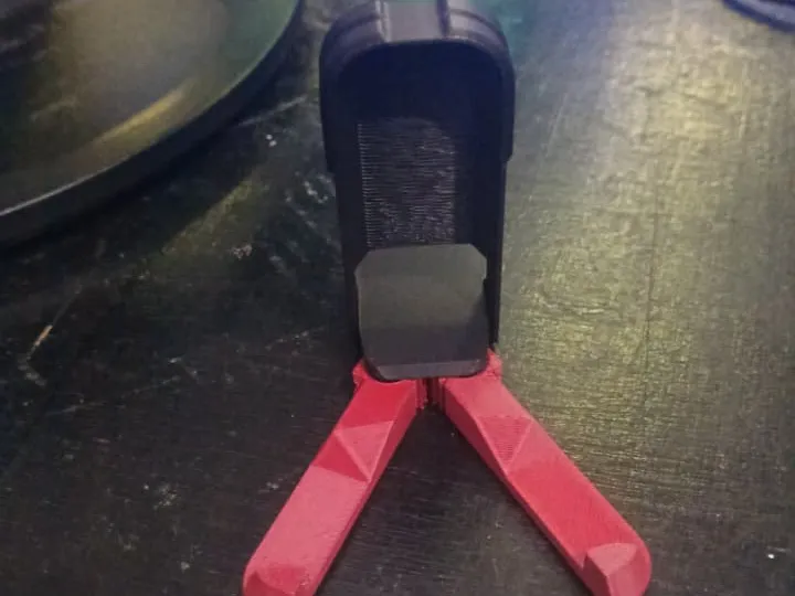 Porta Celular - Preto e Vermelho