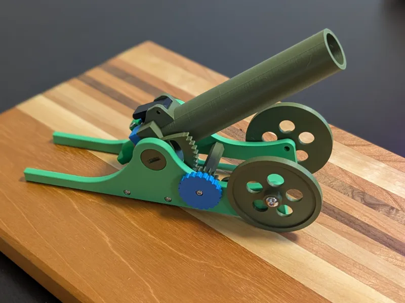 Functional Artillery Canon Toy 
