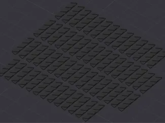 BattleTech direction indicator warning stripes