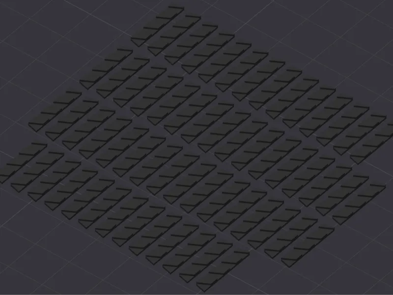 BattleTech direction indicator warning stripes