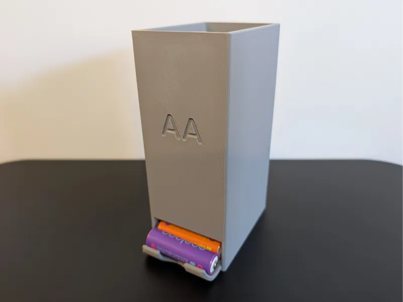 Basic High Capacity AA Battery Caddy
