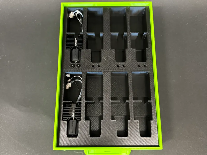 Einlage 4xHotend box insert  for AMS stand drawer