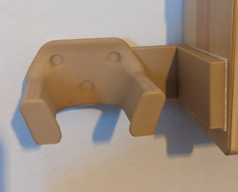 Ukulele wall mount to right side