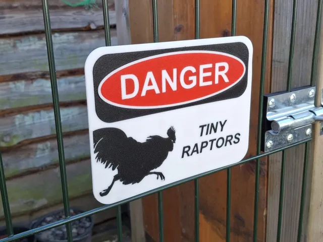 Chicken Danger Sign
