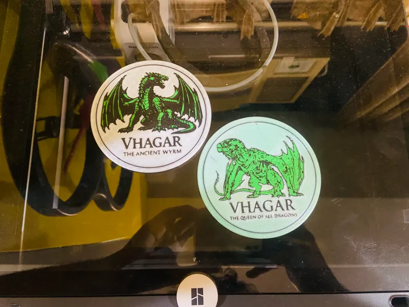 House of the dragon Vhagar coaster/magnet