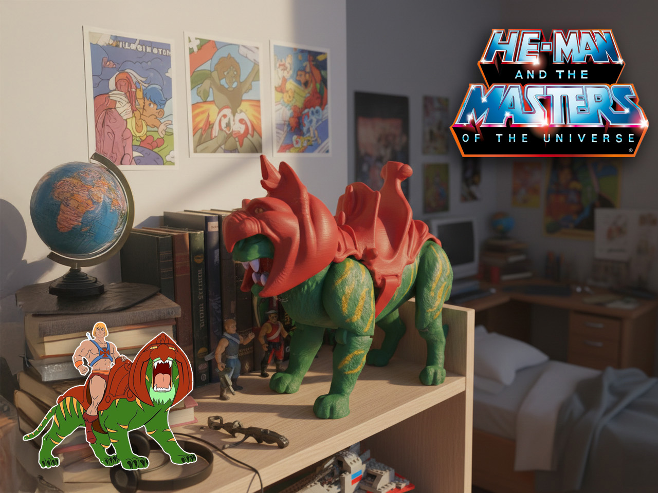 Battle Cat he-man and the masters of the universe