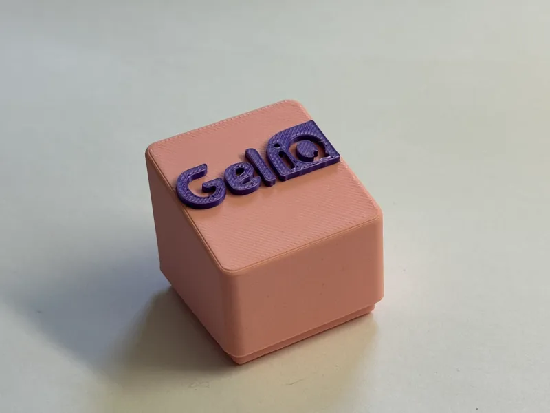 Gel iQ Logo Gridfinity bin