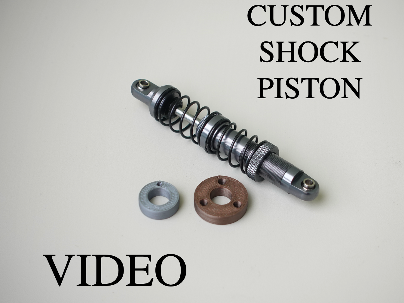 Parametric RC Shock Piston – Center Holes