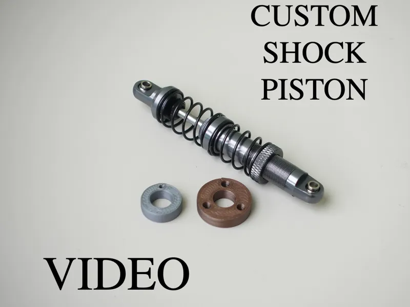 Parametric RC Shock Piston – Center Holes