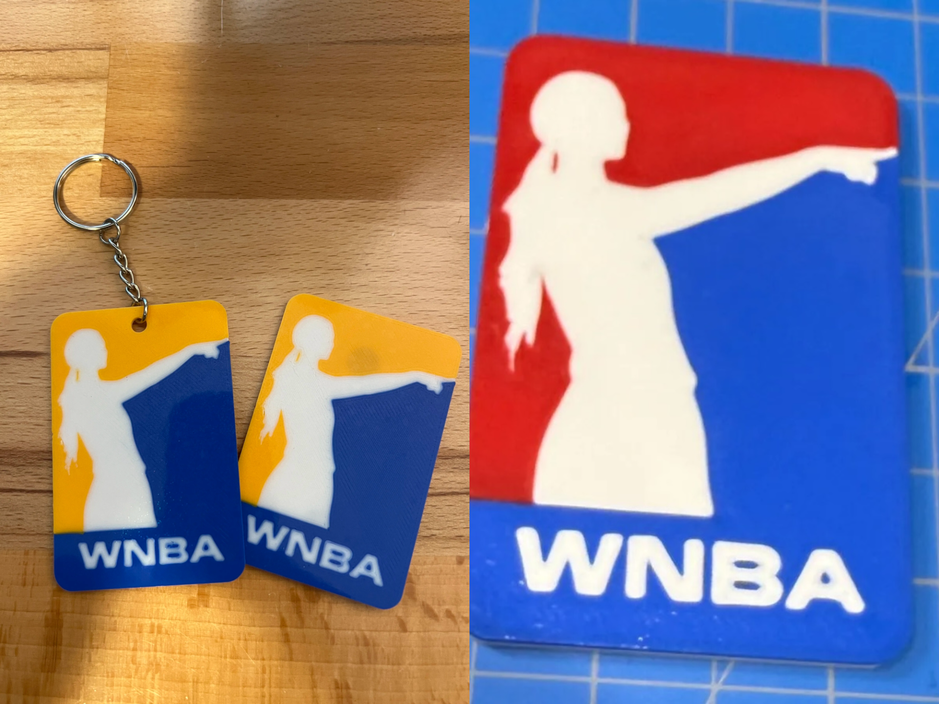 Sophie Cunningham Pointing WNBA Keychain Magnet