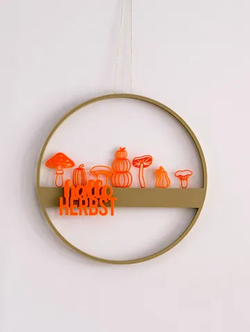 Letrero o emblema decorativo: Mushrooms – AutumnSet – Motifs for BloomFrame — vista de referencia 3