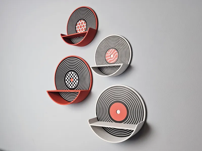 Vinyl Shelves – Easy Wall Mount with Hidden Screws