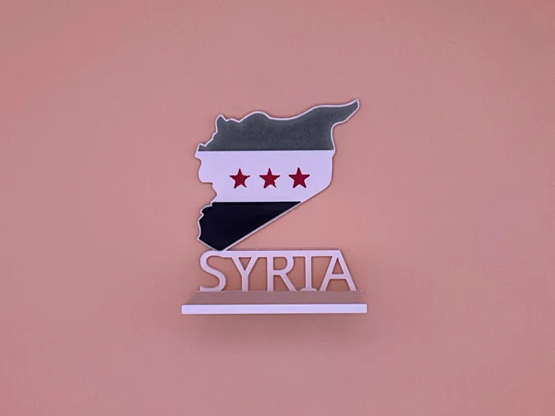 Syria map souvenir