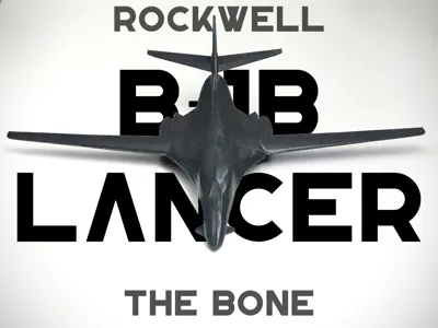 Rockwell B-1B Lancer 1:144 Scale Model