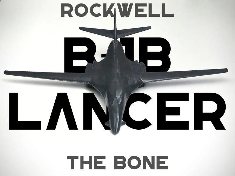 Rockwell B-1B Lancer 1:144 Scale Model