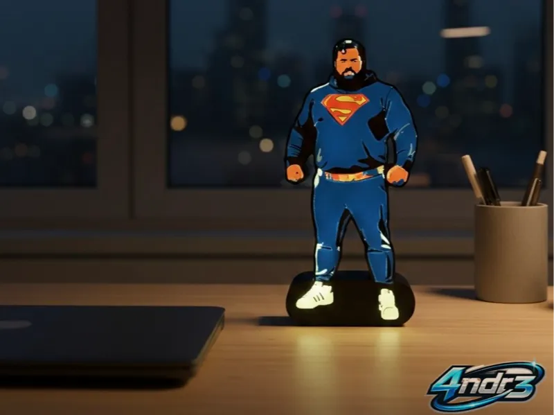 Strong Superman Lichtbox