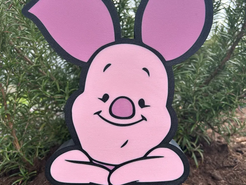 Ferkel Lightbox mit Standfuss