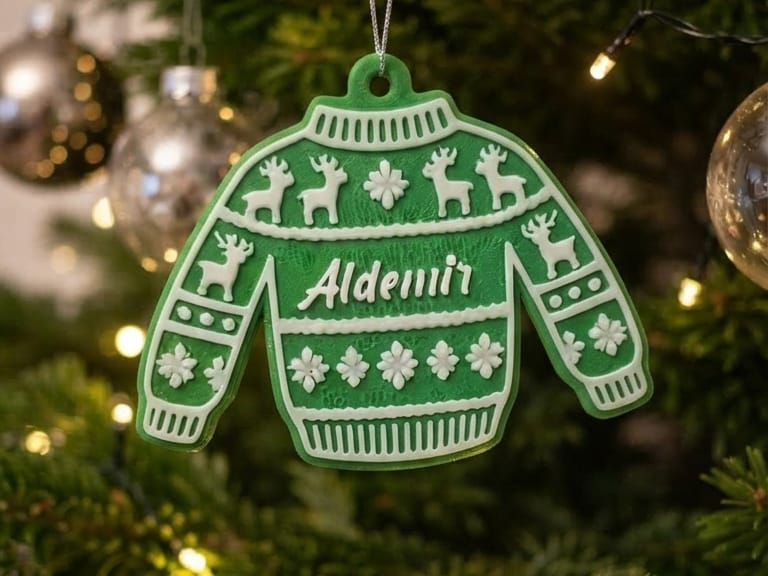 bola de natal personalizável - 1