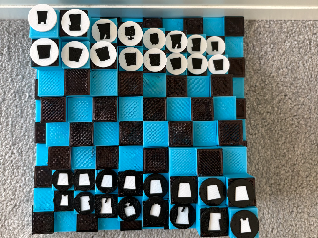 Flat Chess Set (only pieces)