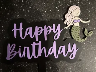 Mermaid Cake Topper