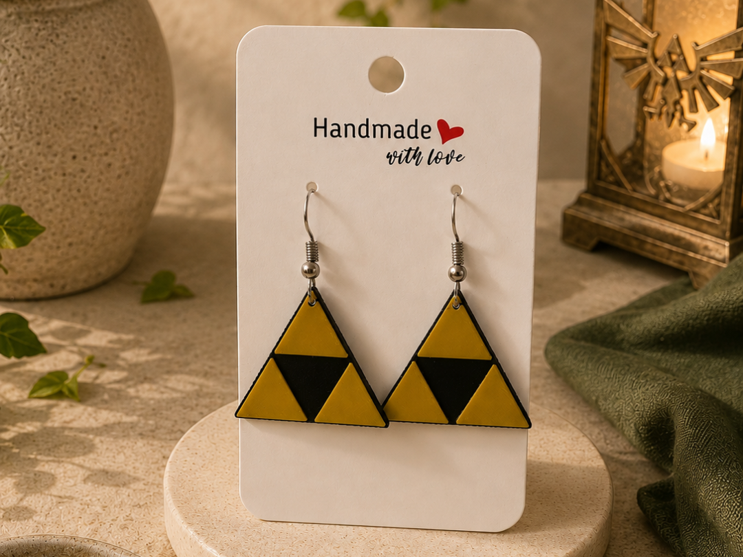 Pendientes Trifuerza Zelda