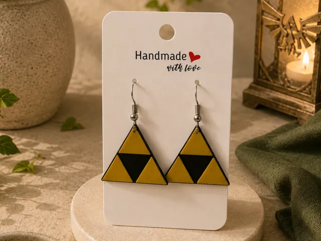 Pendientes Trifuerza Zelda
